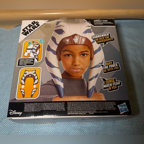 Disney Star Wars Ahsoka Tano Electronic Headpiece/Mask for Kids,Age 5+,NWT - Picture 6 of 11